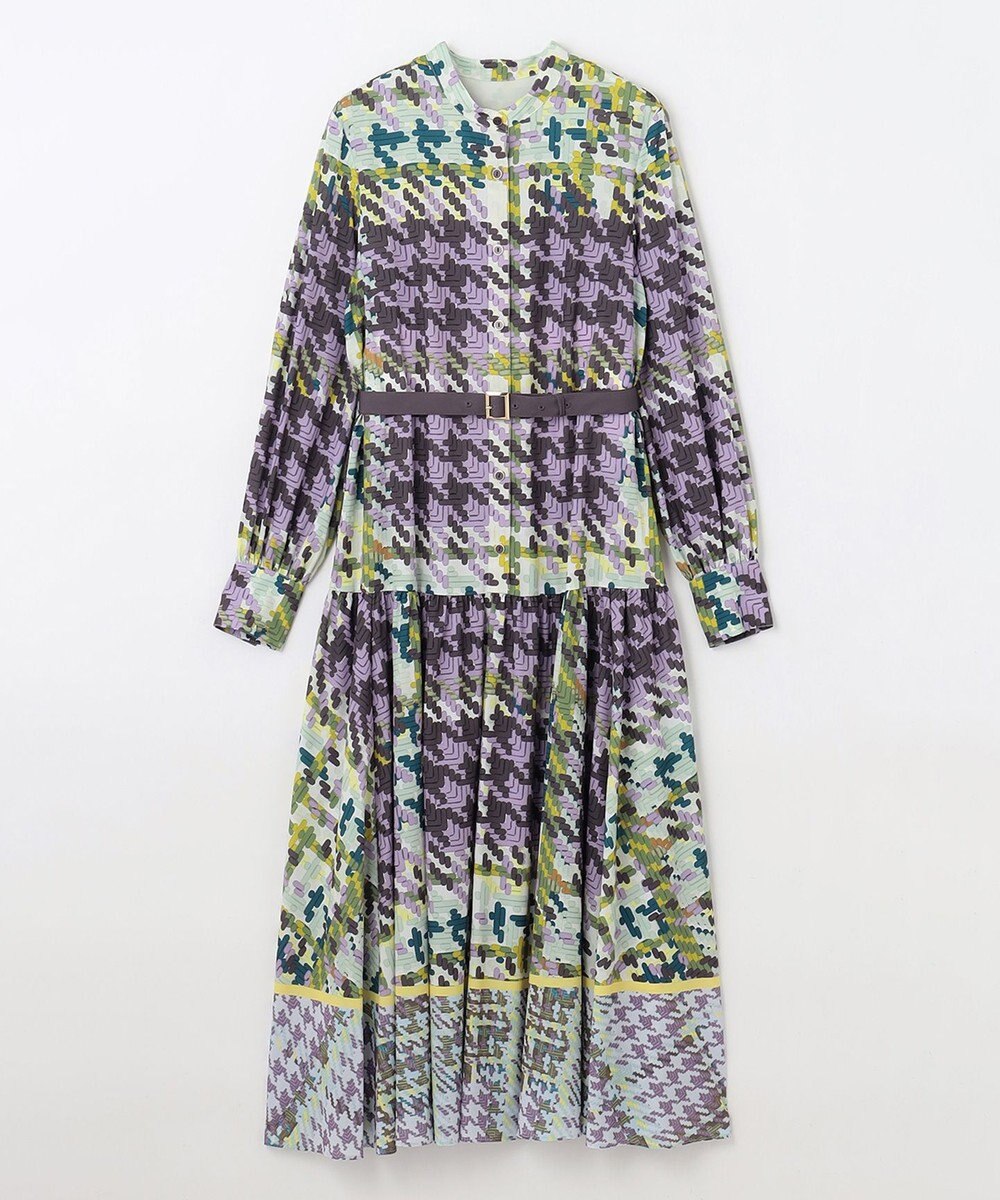 GRACE CONTINENTAL キカプリントティアードワンピース 