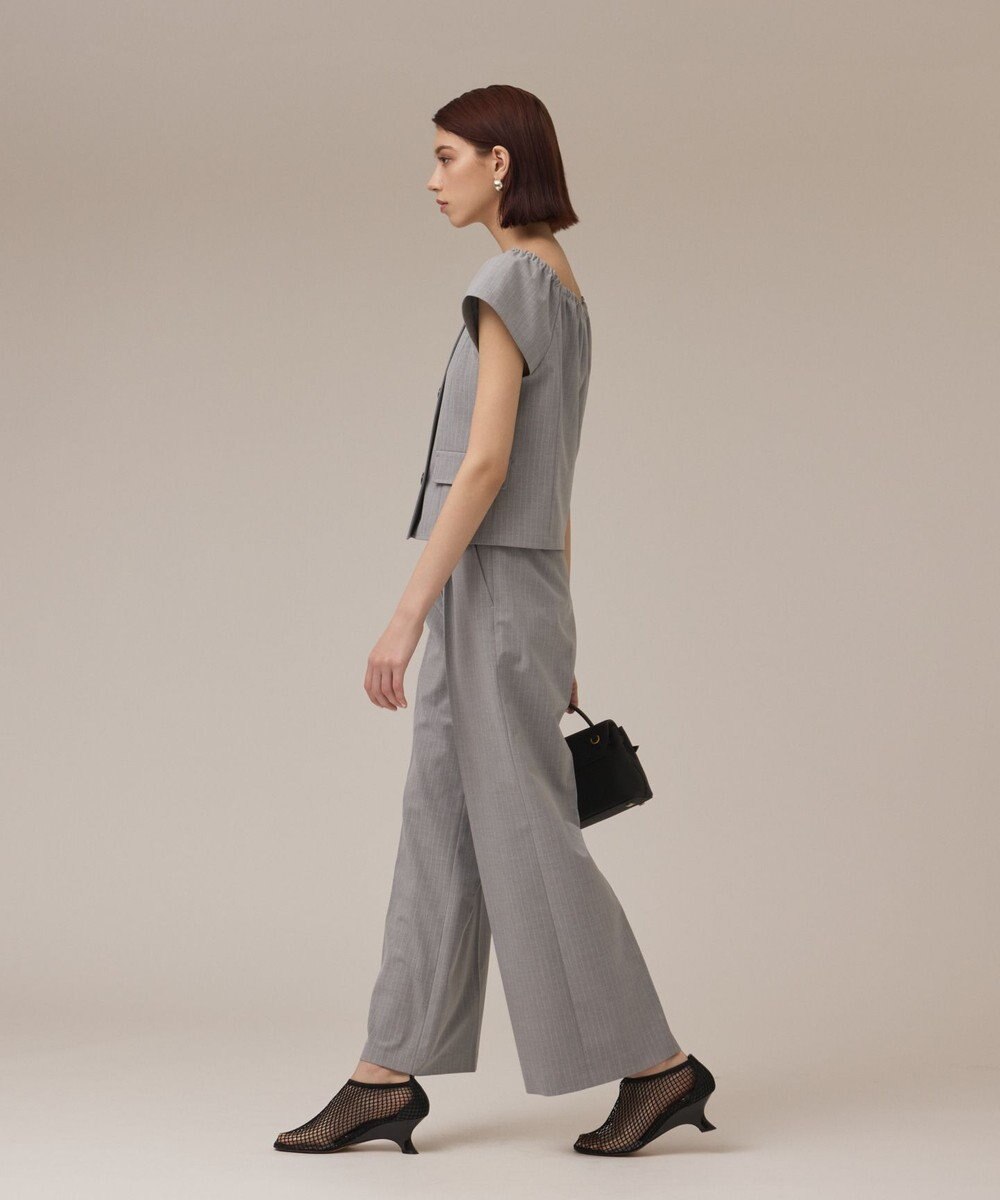 GRACE CONTINENTAL ラップワイドパンツ 