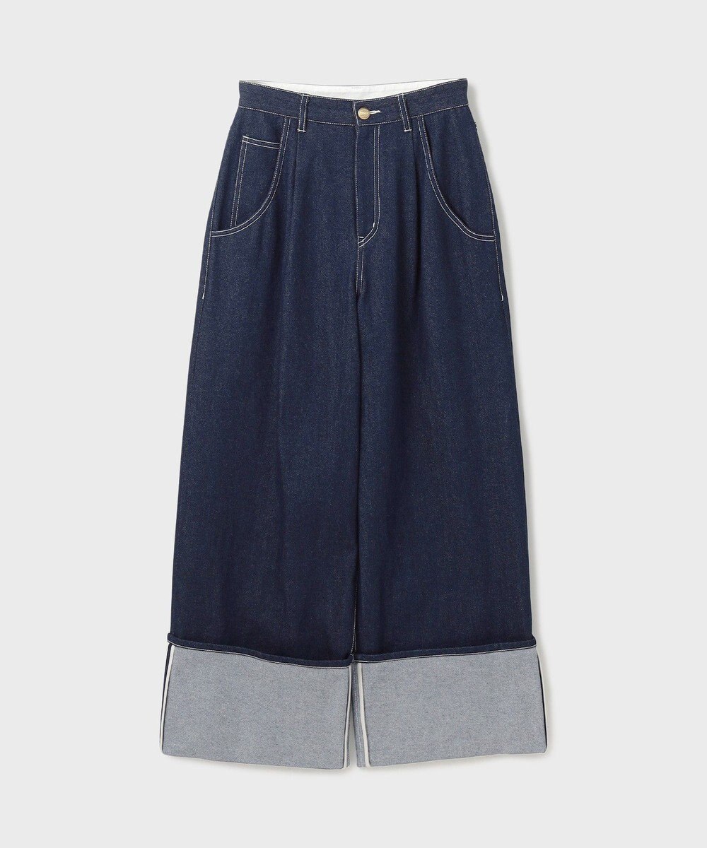 GRACE CONTINENTAL ロールアップワイドパンツ