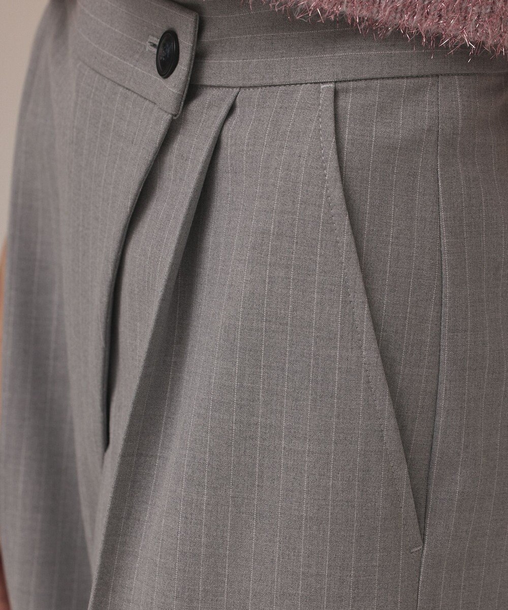 GRACE CONTINENTAL ラップワイドパンツ 