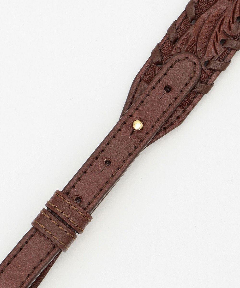 GRACE CONTINENTAL ステッチショルダーストラップ 