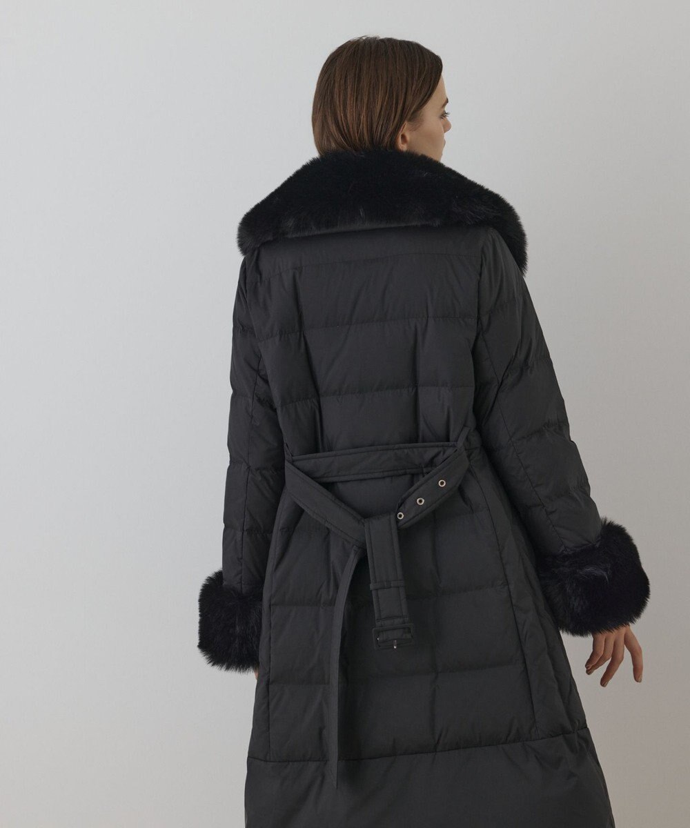 GRACE CONTINENTAL ファーカラーロングダウン 