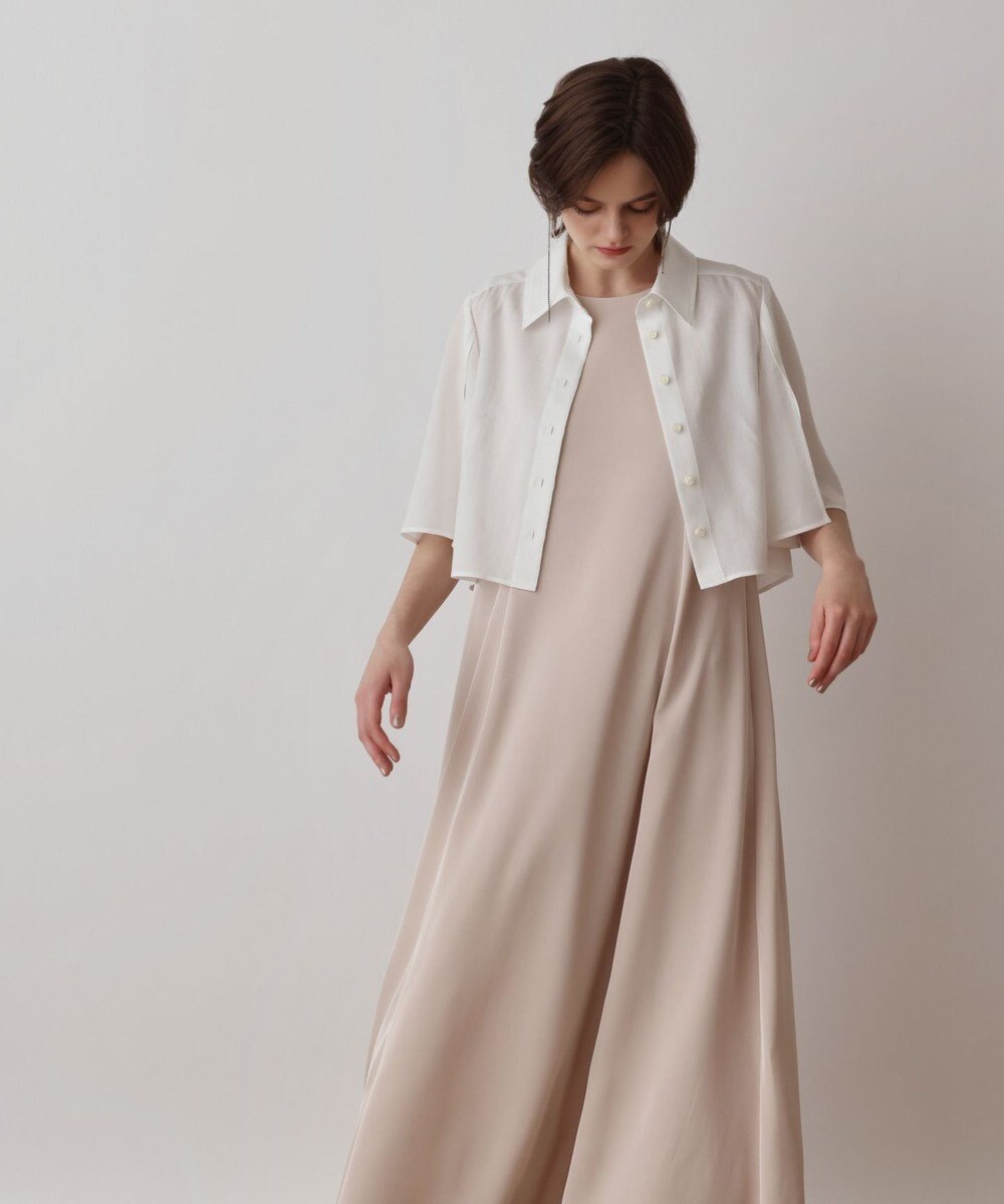 GRACE CONTINENTAL フレアスリーブシャツ 