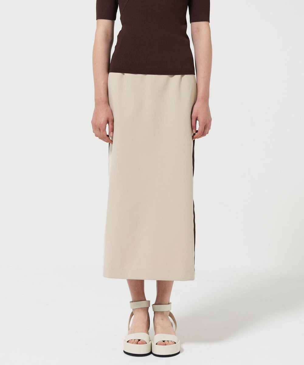 GRACE CONTINENTAL サイドラインジャージスカート 