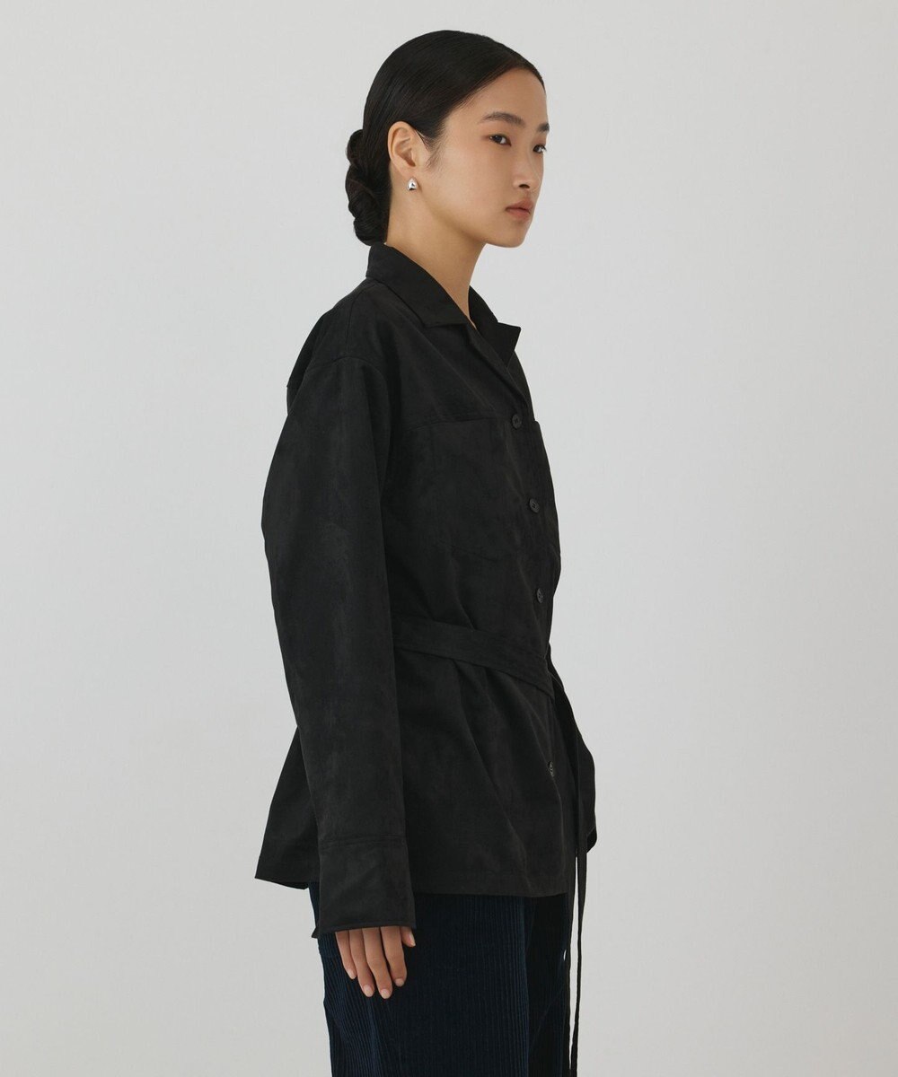 GRACE CONTINENTAL スエードライクシャツ 