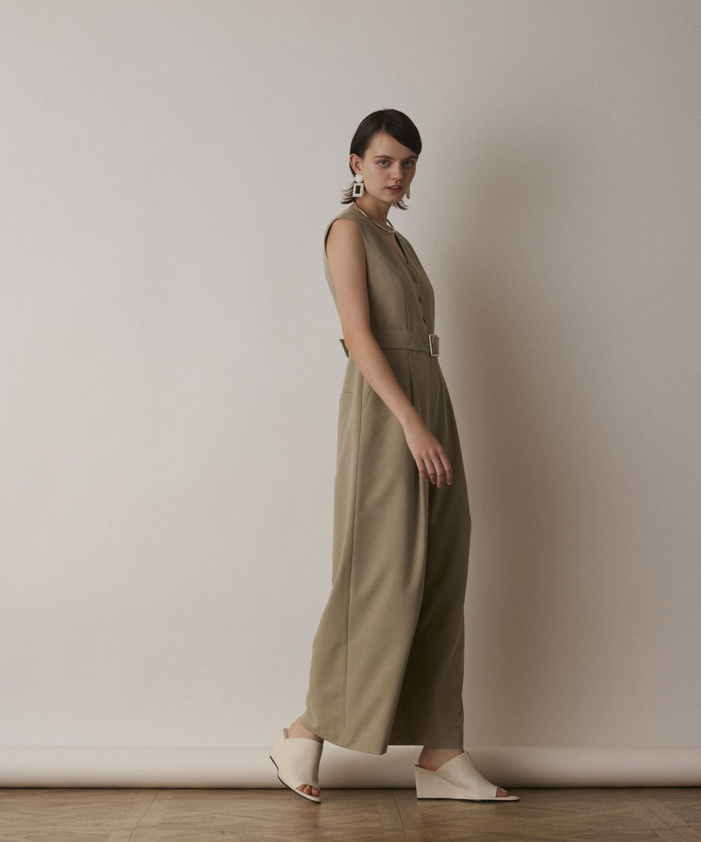 GRACE CONTINENTAL ベルト付サロペット