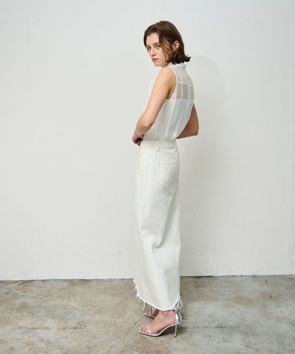 GRACE CONTINENTAL シアーボウタイノースリーブ