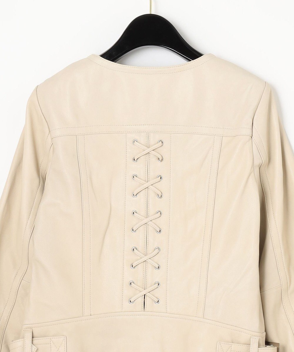 GRACE CONTINENTAL レースアップライダースジャケット 