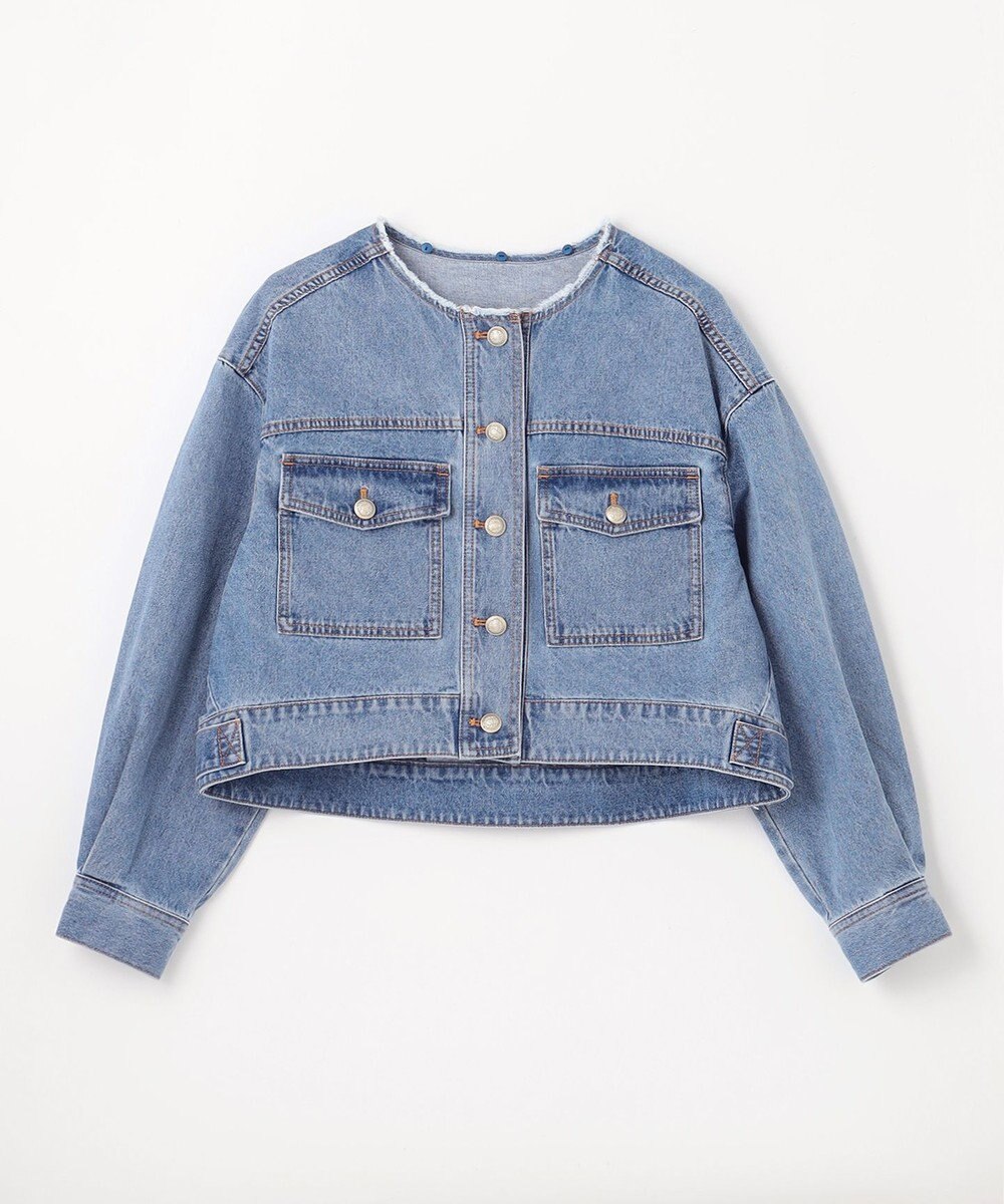 GRACE CONTINENTAL メタル釦デニムジャケット 