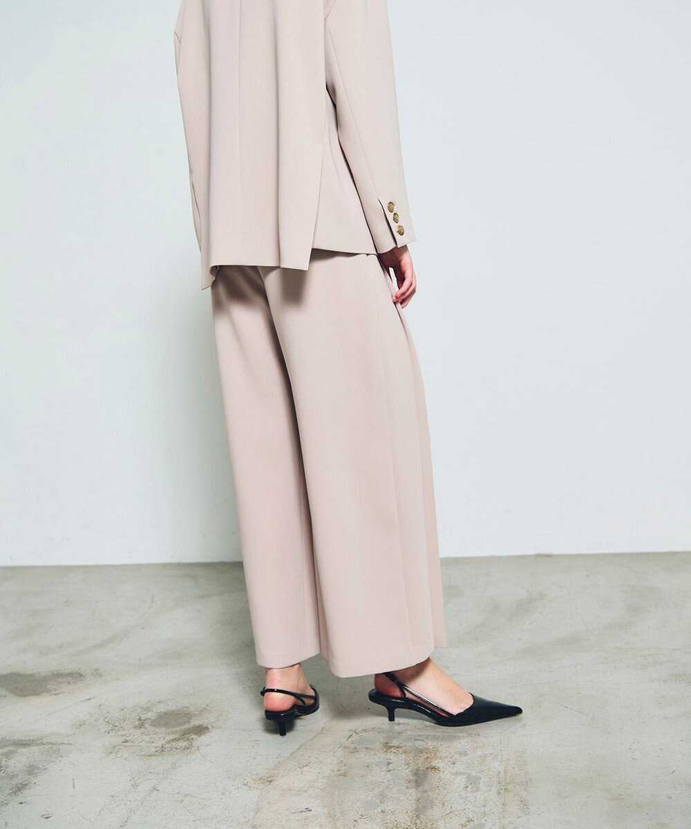 GRACE CONTINENTAL トリアセプリーツパンツ