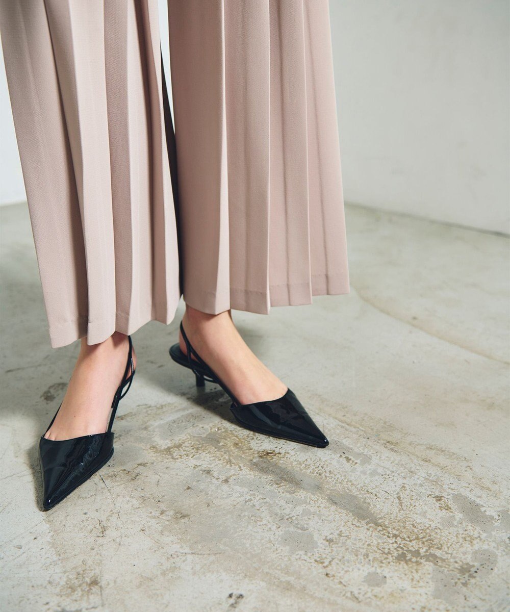 GRACE CONTINENTAL トリアセプリーツパンツ