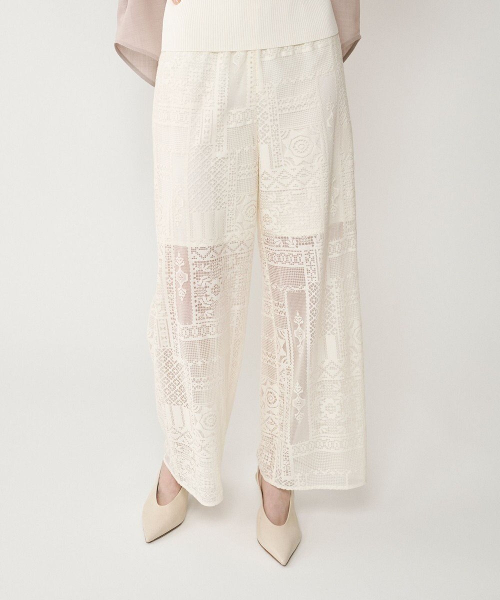 GRACE CONTINENTAL キカレースイージーパンツ