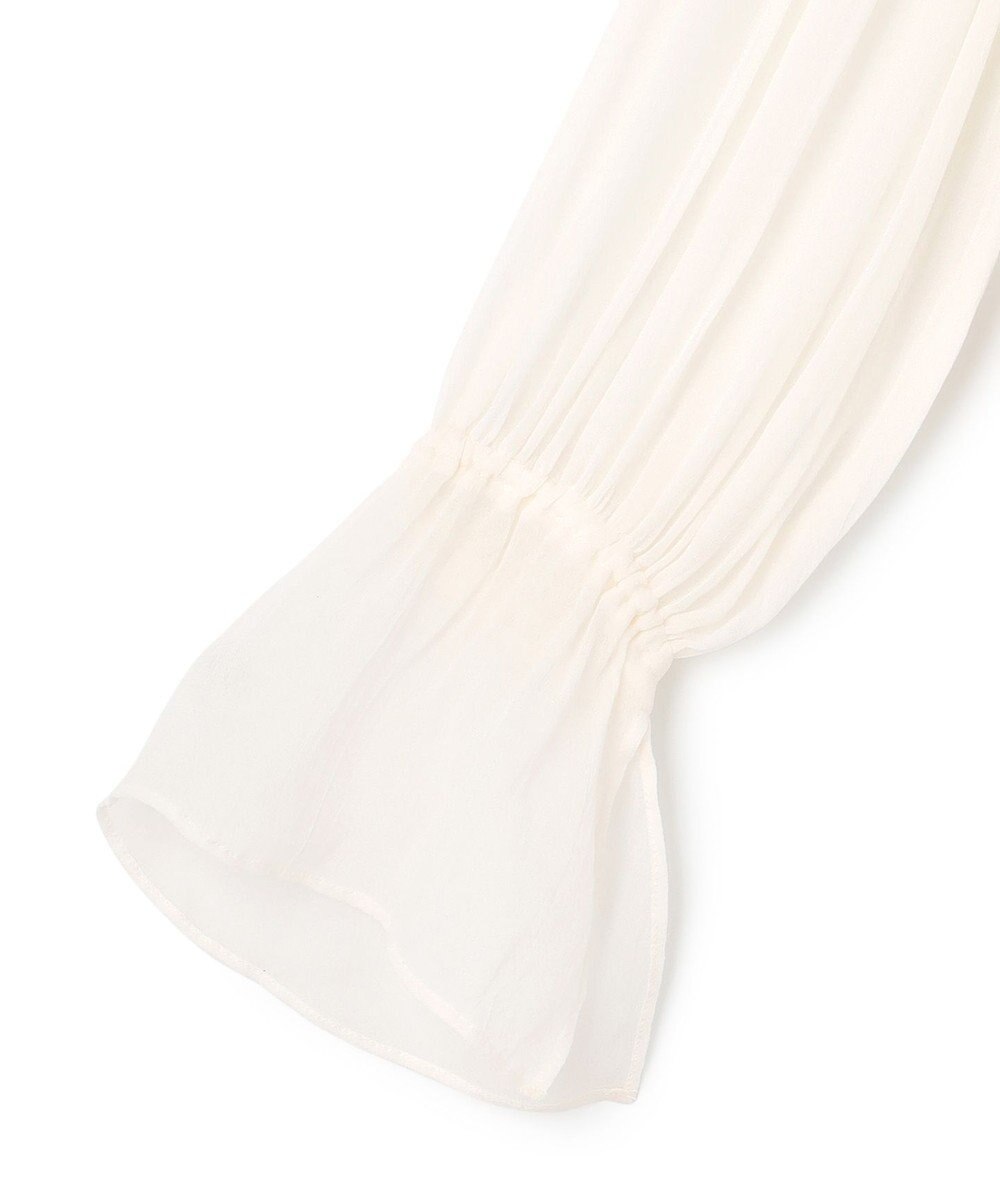 GRACE CONTINENTAL フラワー刺繍ギャザートップ 