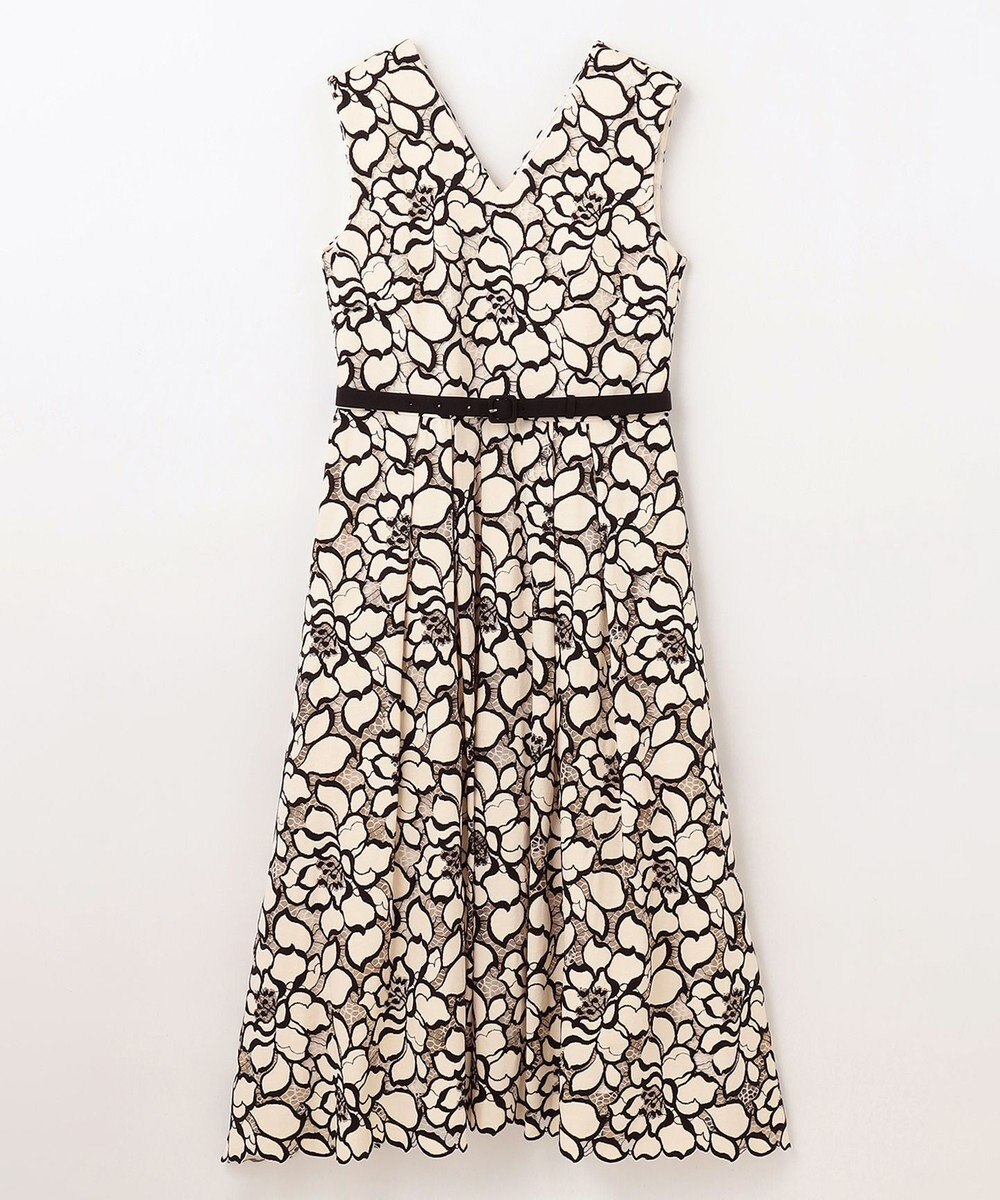 GRACE CONTINENTAL ローズレースドレス