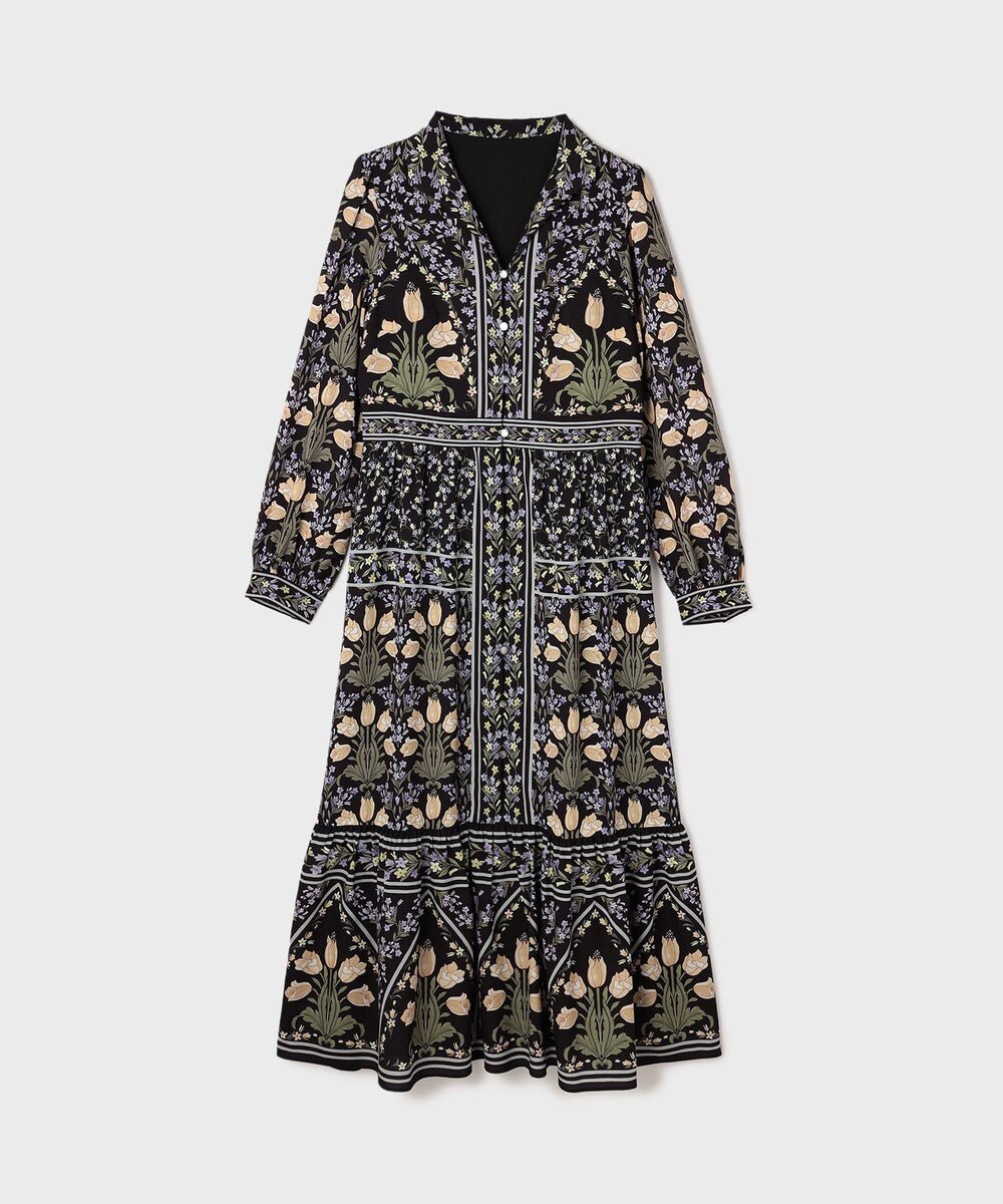 GRACE CONTINENTAL フラワーパターンプリントワンピース 