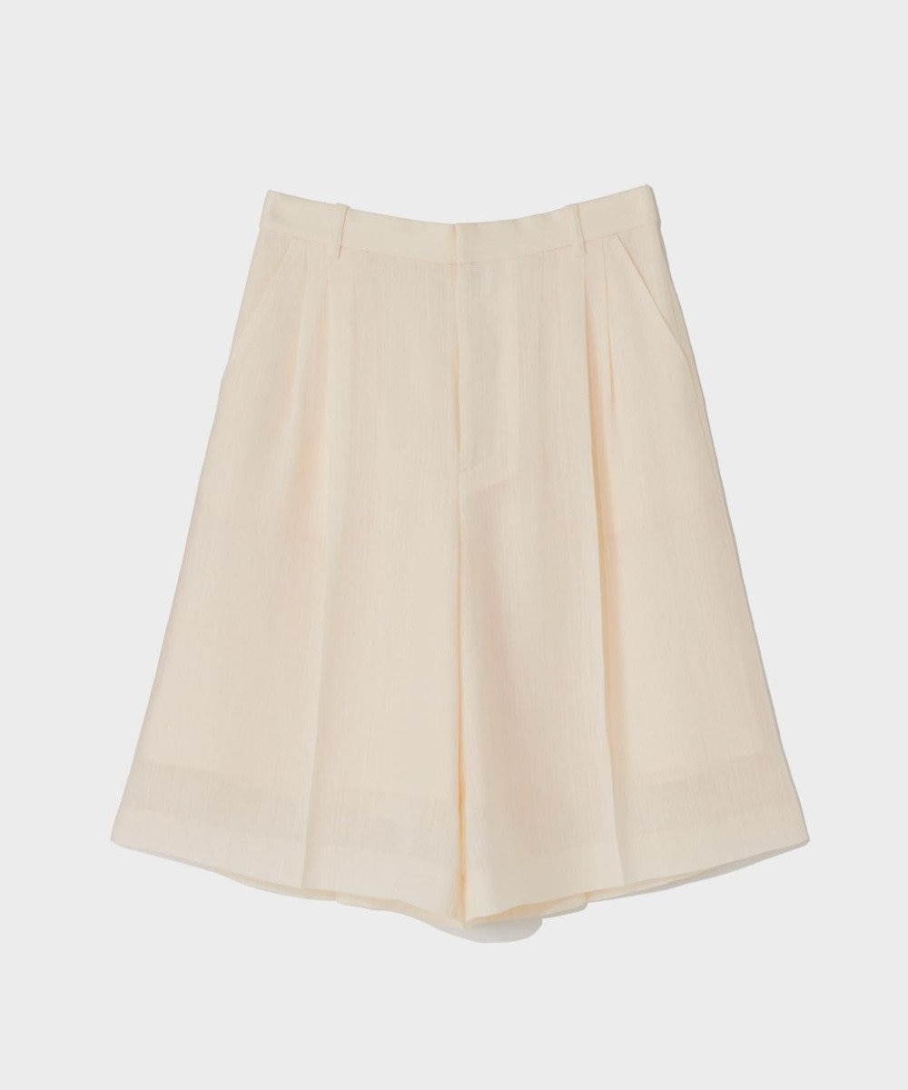 GRACE CONTINENTAL リネンライクシアーパンツ