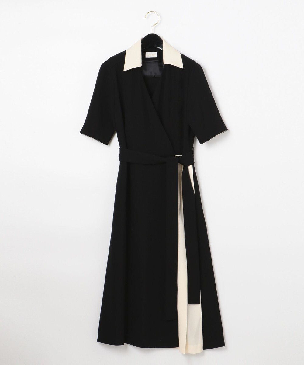 バイカラーラップシャツワンピース Grace Continental Grace Continental グレースコンチネンタル 通販