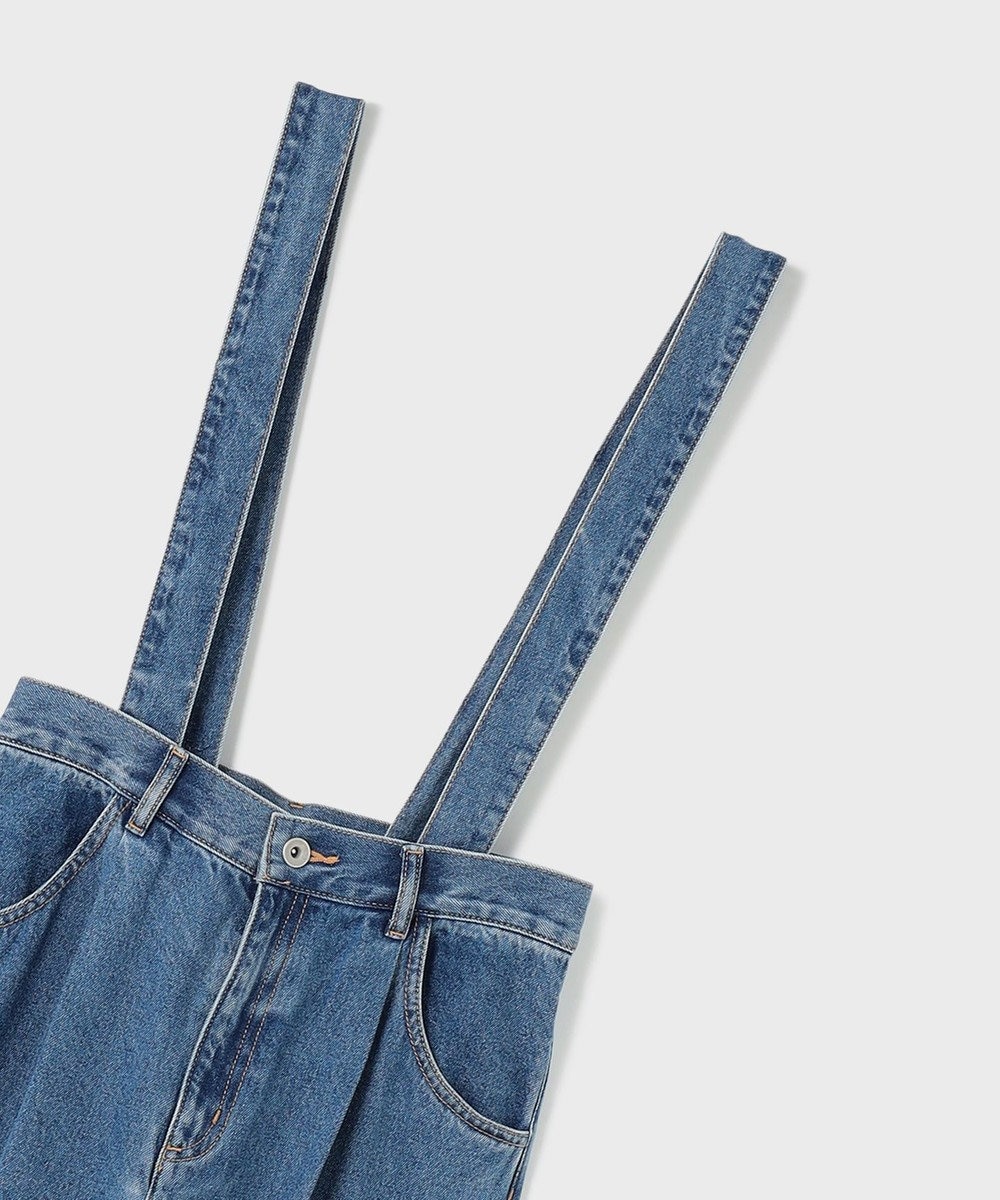 GRACE CONTINENTAL サスペンダーデニムパンツ