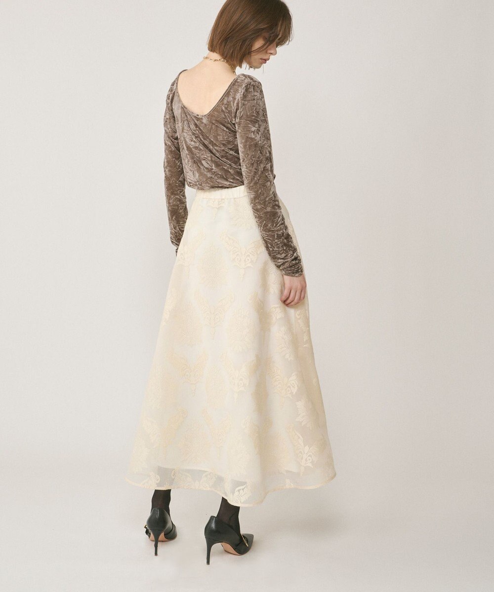 GRACE CONTINENTAL クラッシュベロアカットトップ 