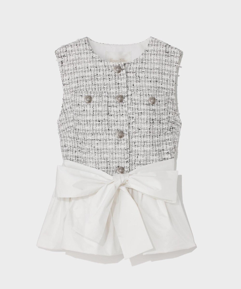 GRACE CONTINENTAL ツイードコンビジレ 