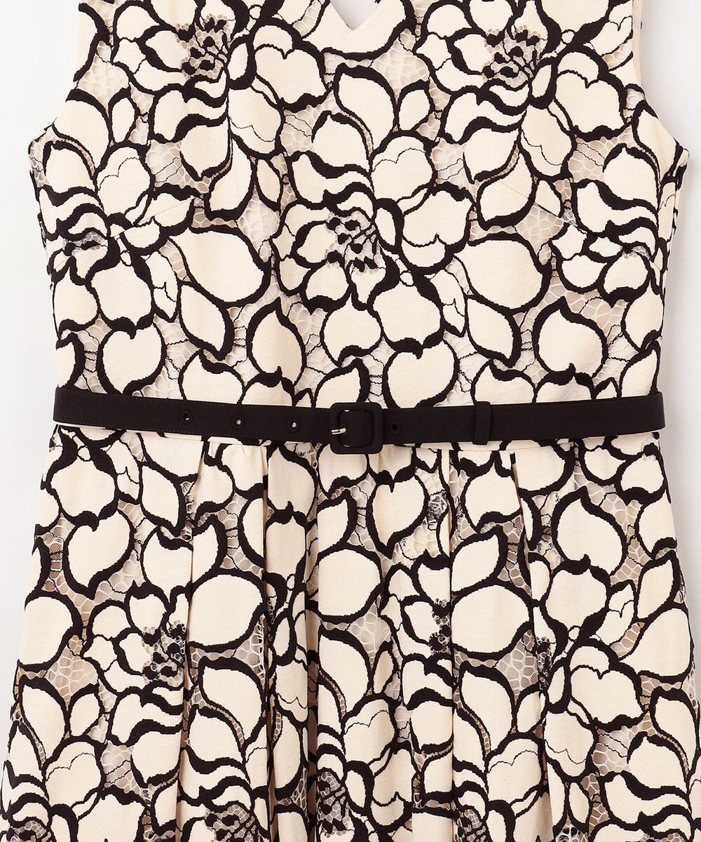 GRACE CONTINENTAL ローズレースドレス