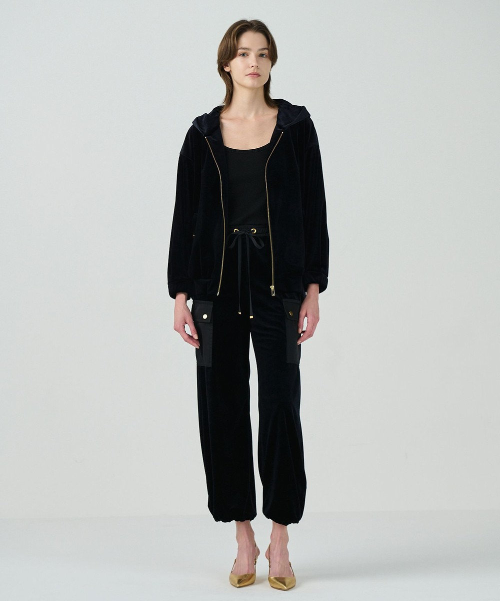 GRACE CONTINENTAL トリアセベロアフーディー