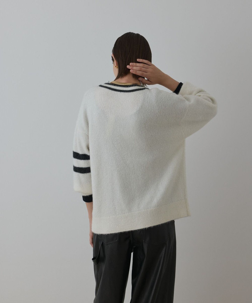 GRACE CONTINENTAL グリッターニットカーディガン 