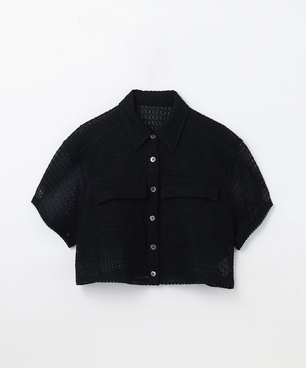 GRACE CONTINENTAL ラッセルメッシュシャツ 