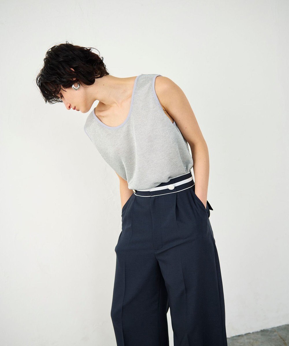 GRACE CONTINENTAL ラメカットトップ 