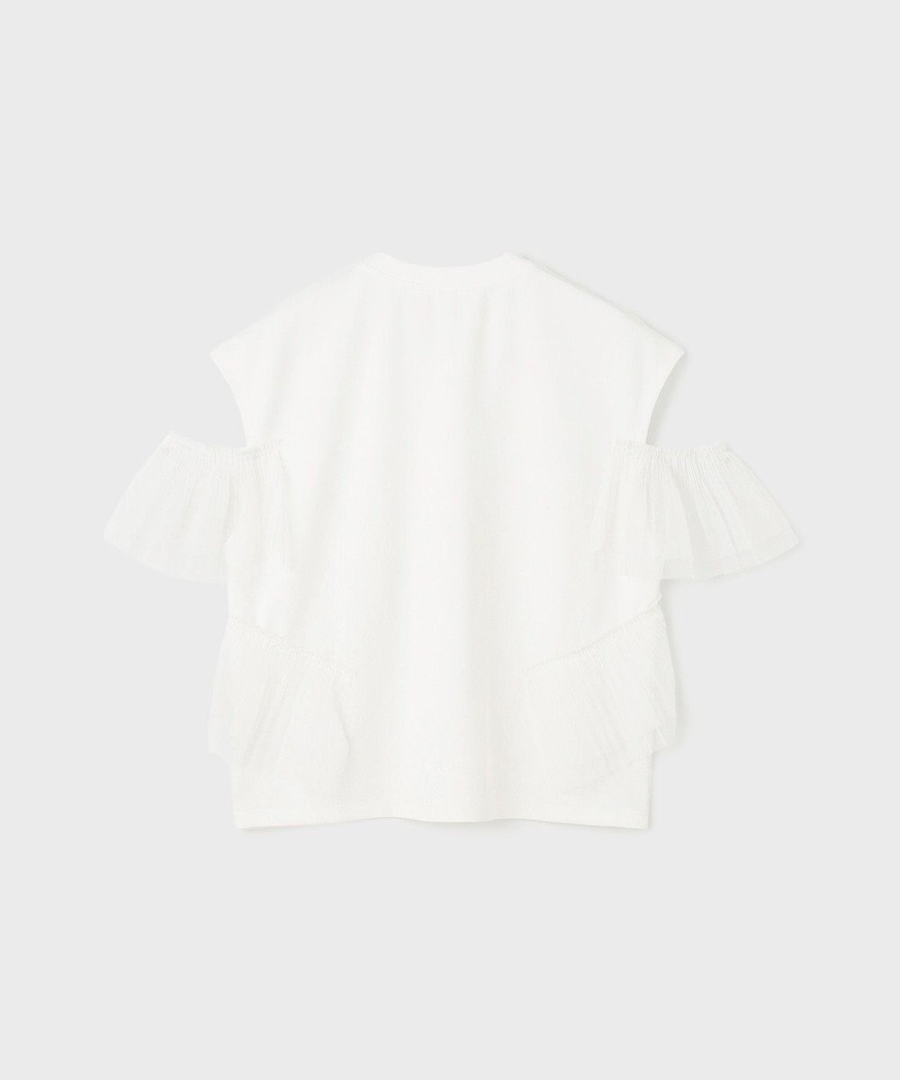 GRACE CONTINENTAL プリーツチュールカットトップ 