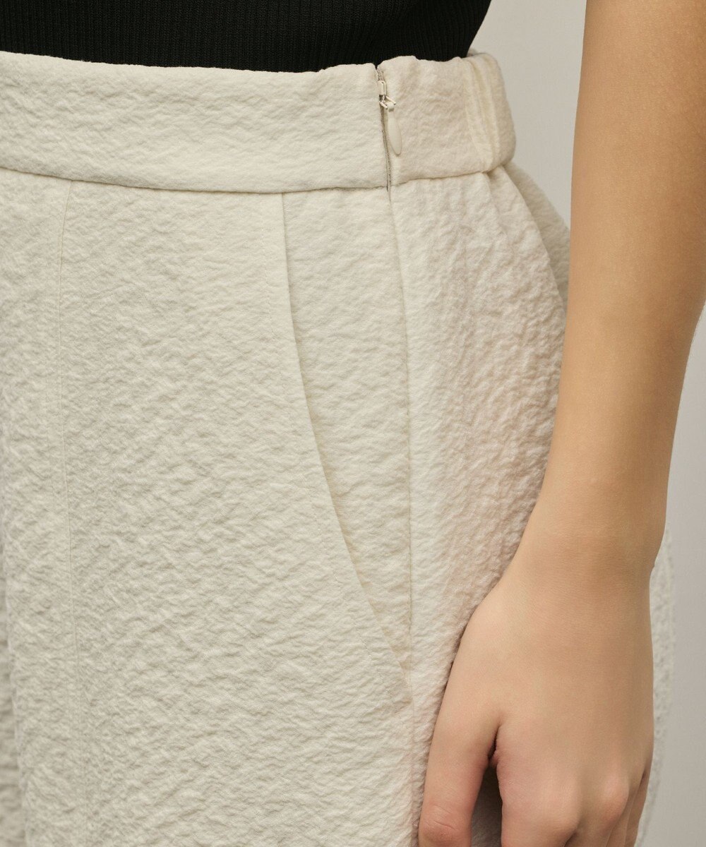 GRACE CONTINENTAL オーガンジージャガードパンツ 