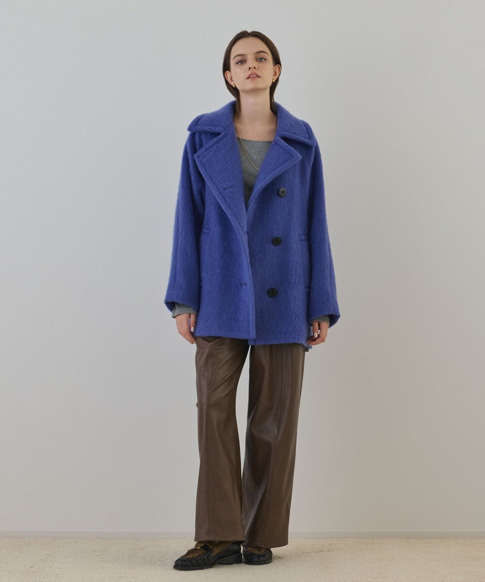 GRACE CONTINENTAL シャギ－ハ－フコ－ト 