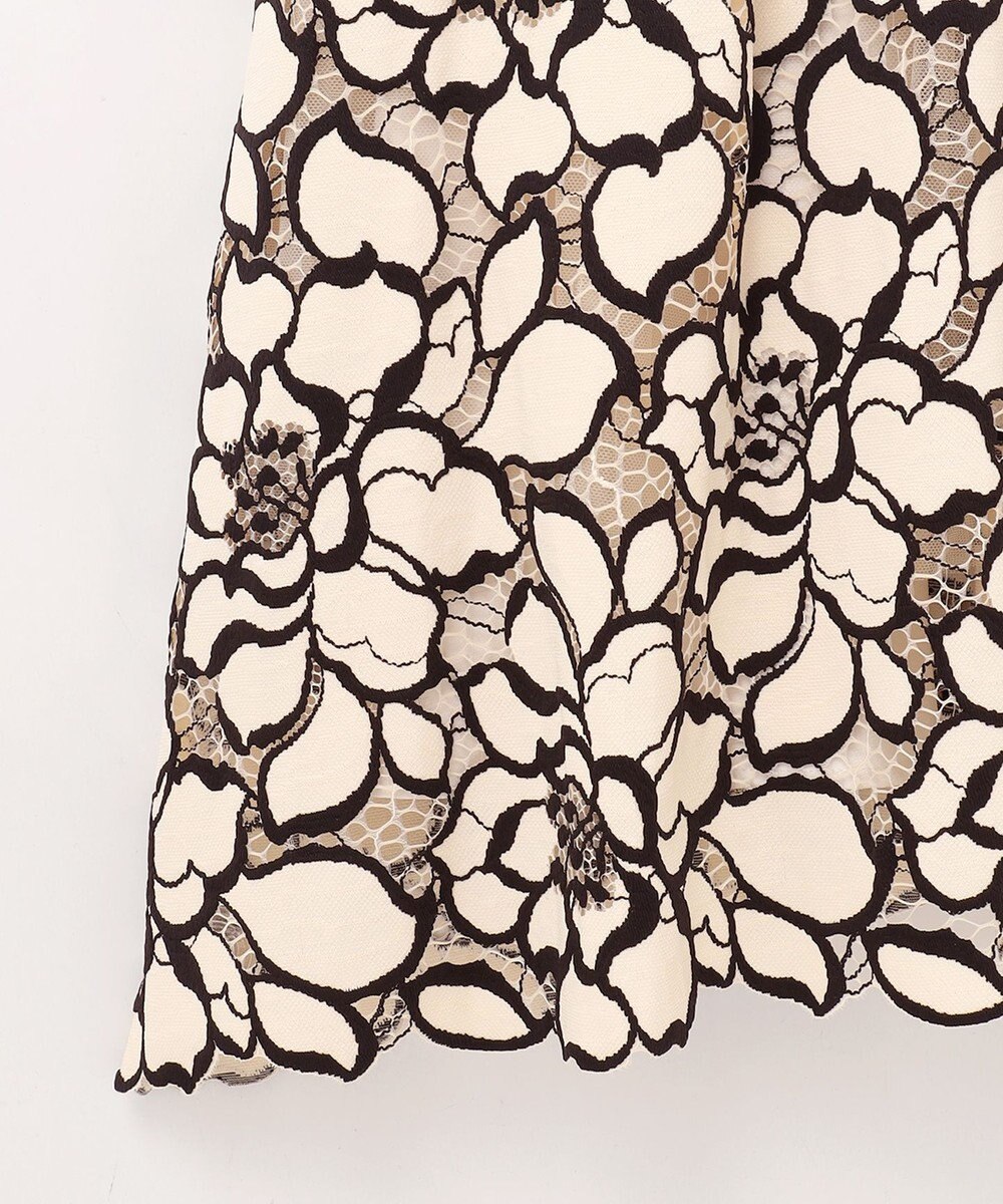 GRACE CONTINENTAL ローズレースドレス