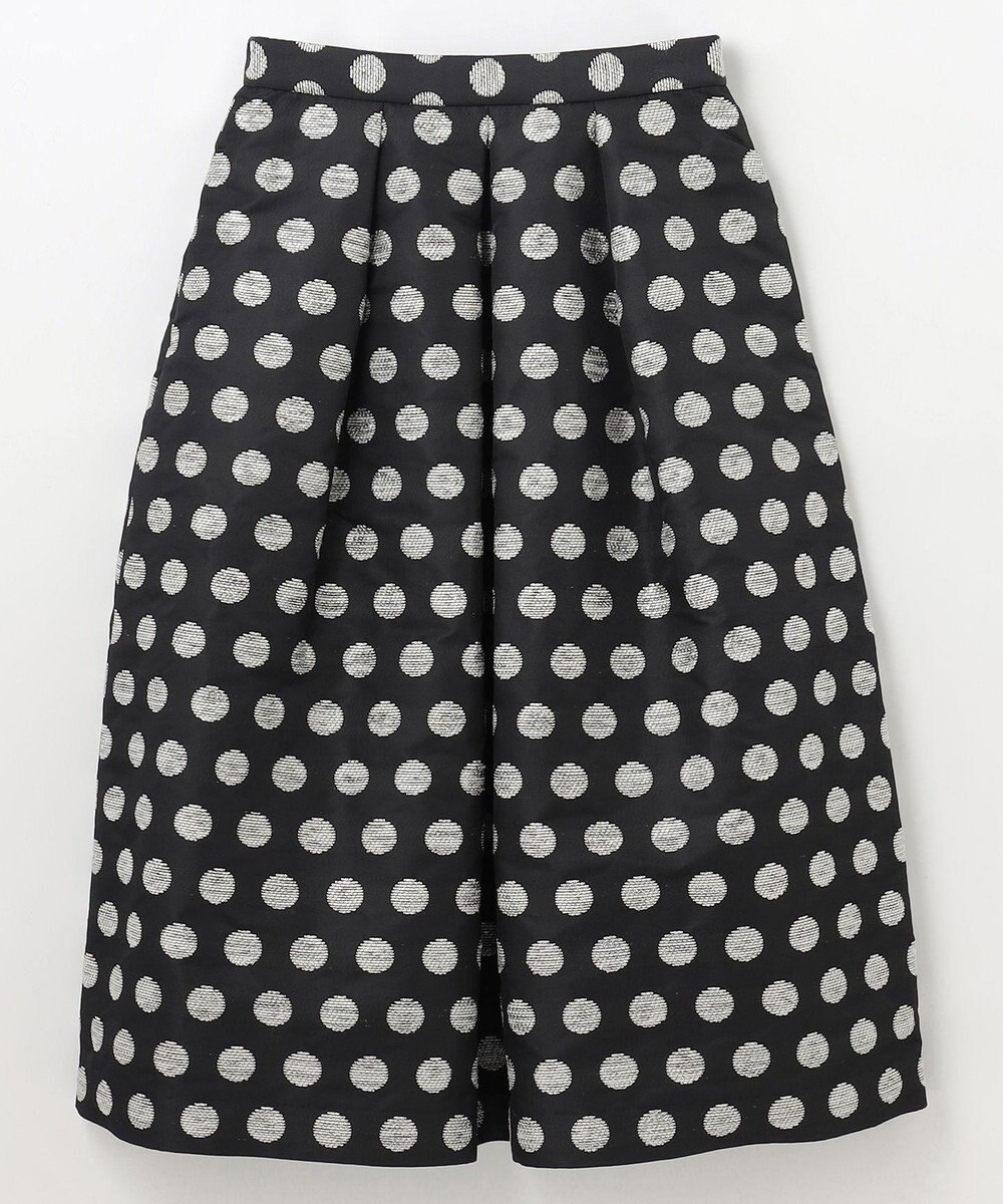 GRACE CONTINENTAL ラメドットジャガードスカート 