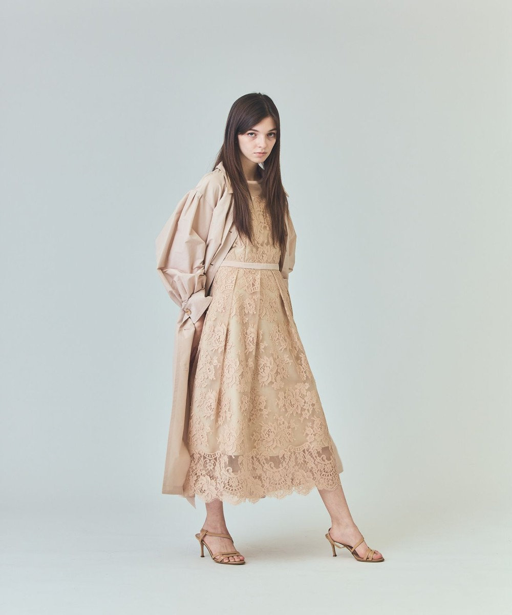 GRACE CONTINENTAL リバーレースドレス