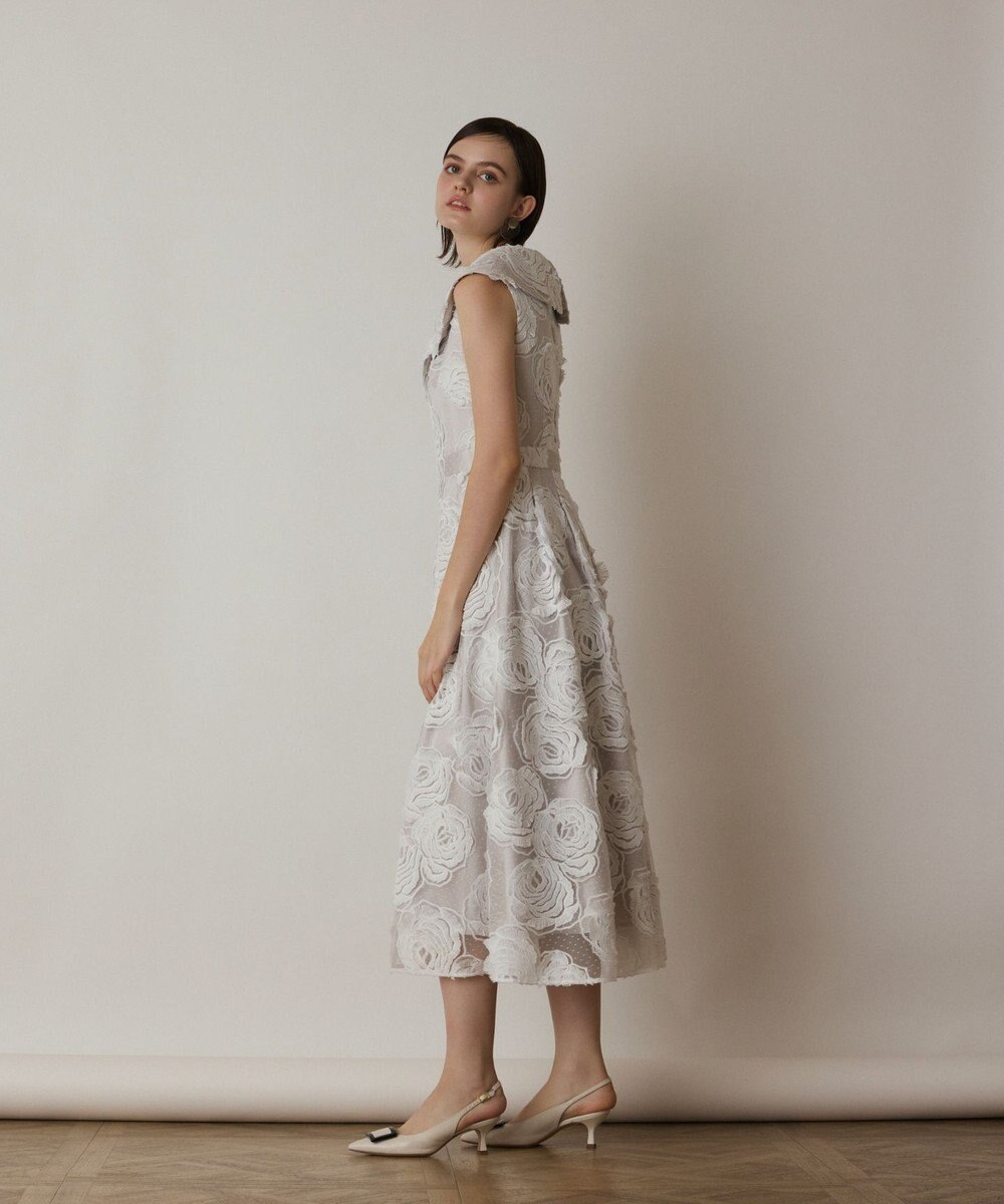 GRACE CONTINENTAL ローズ刺繍ワンピース 