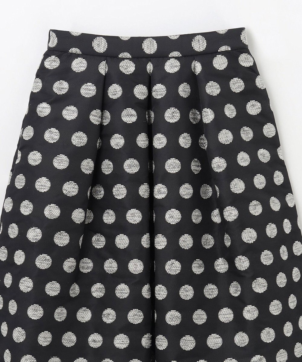 GRACE CONTINENTAL ラメドットジャガードスカート 