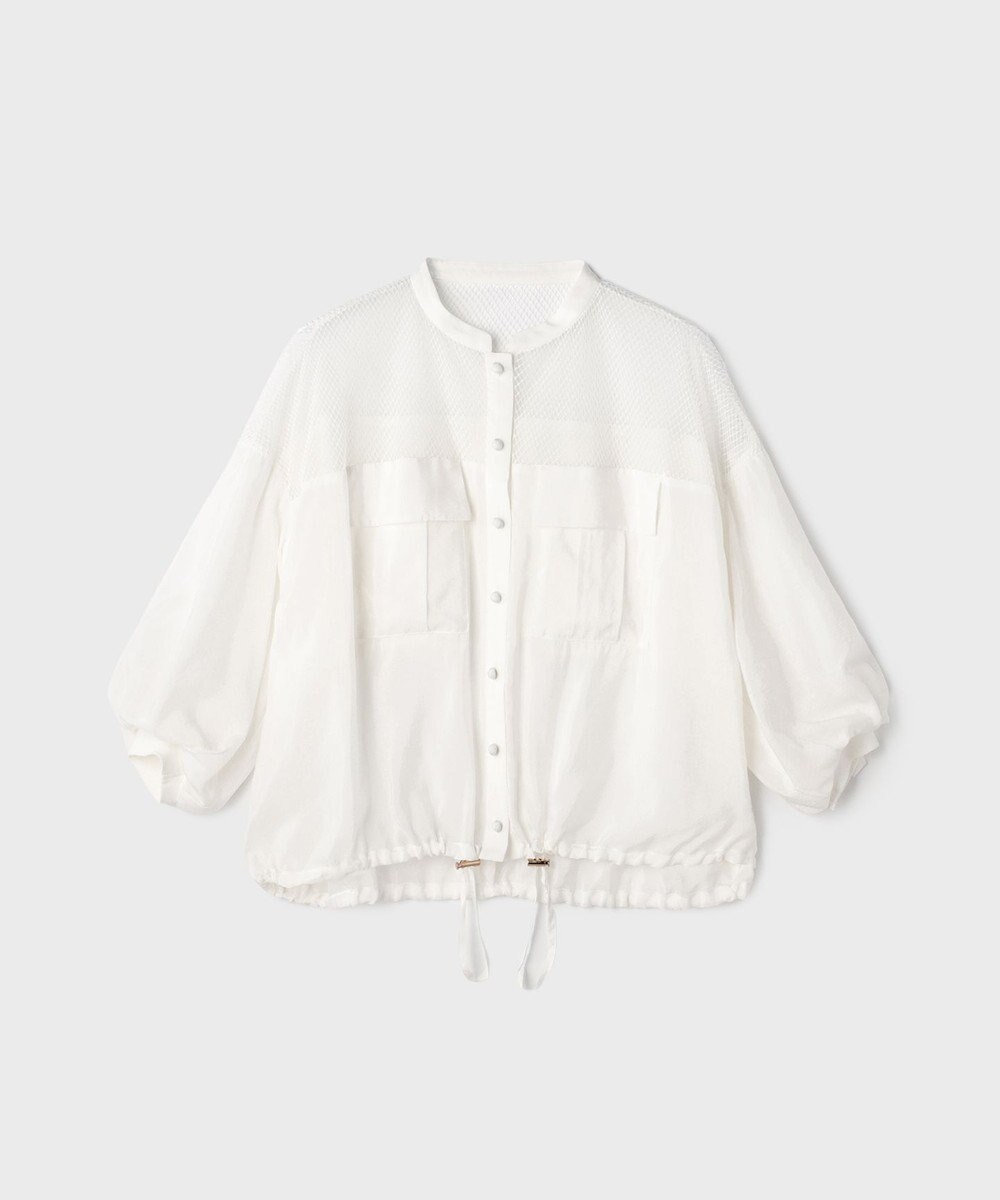 GRACE CONTINENTAL メッシュコンビシアーブルゾン 