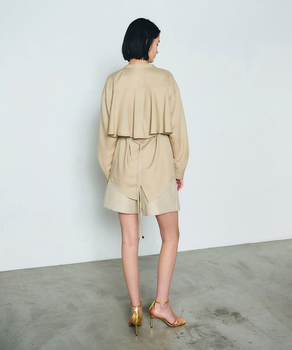 GRACE CONTINENTAL バックシャンオーバーシャツ