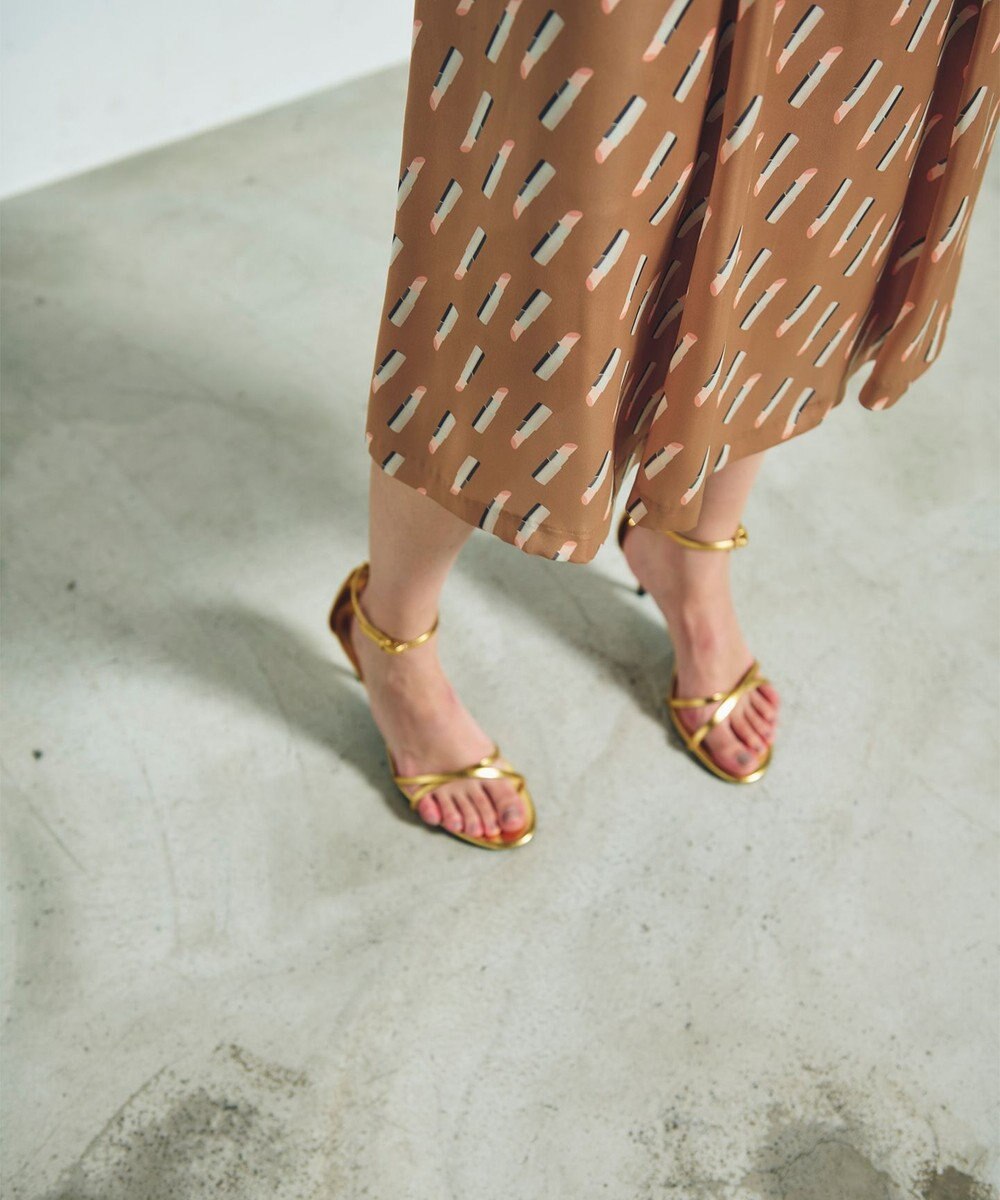 GRACE CONTINENTAL バックシャンリップドレス