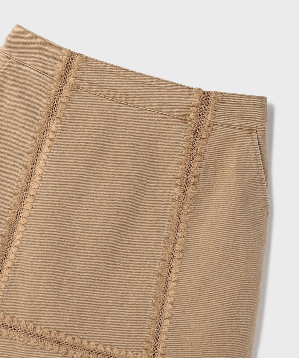 GRACE CONTINENTAL ラインembミニスカート 