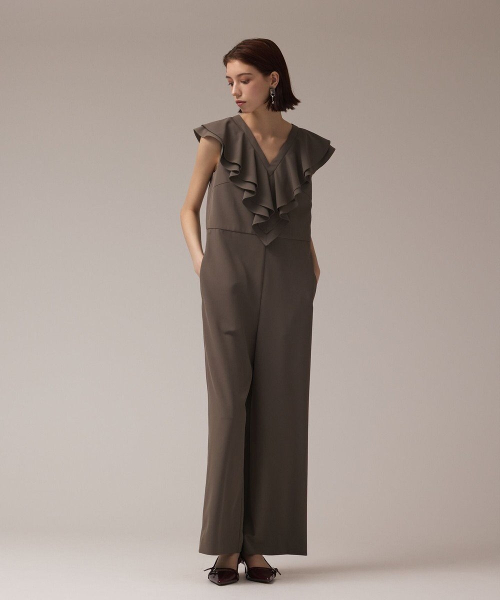 GRACE CONTINENTAL フリルサロペット 