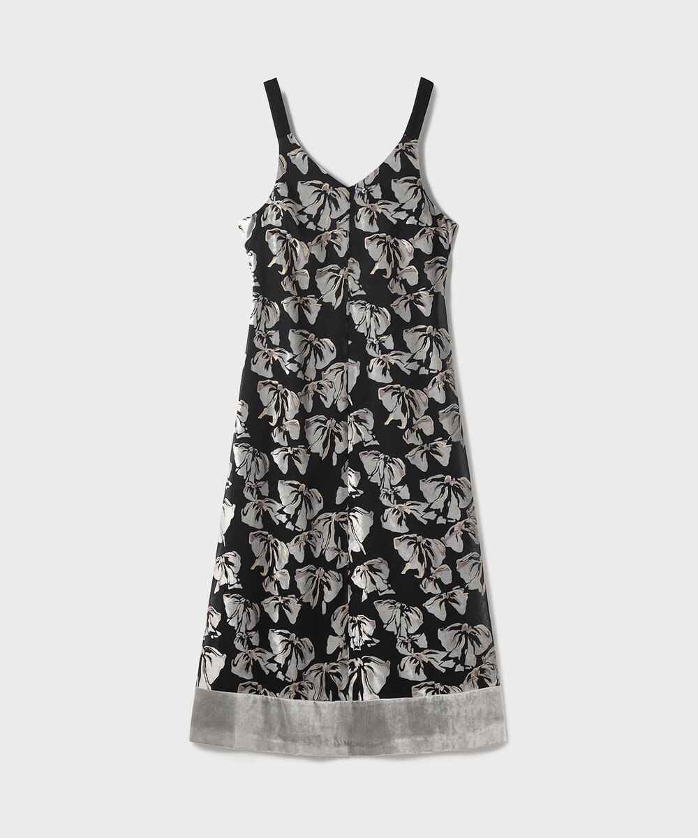 GRACE CONTINENTAL リボンオパールドレス 