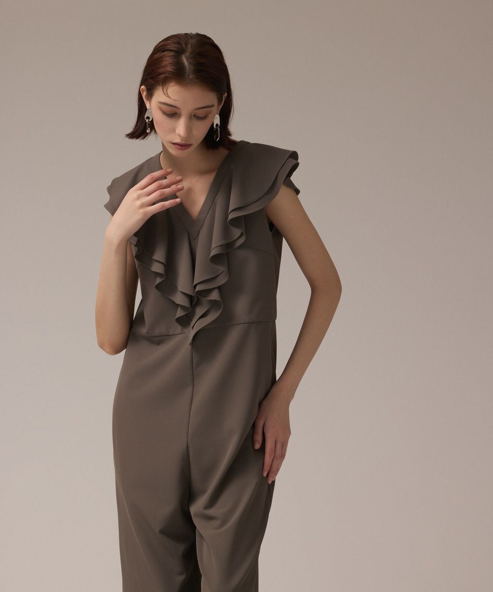 GRACE CONTINENTAL フリルサロペット 