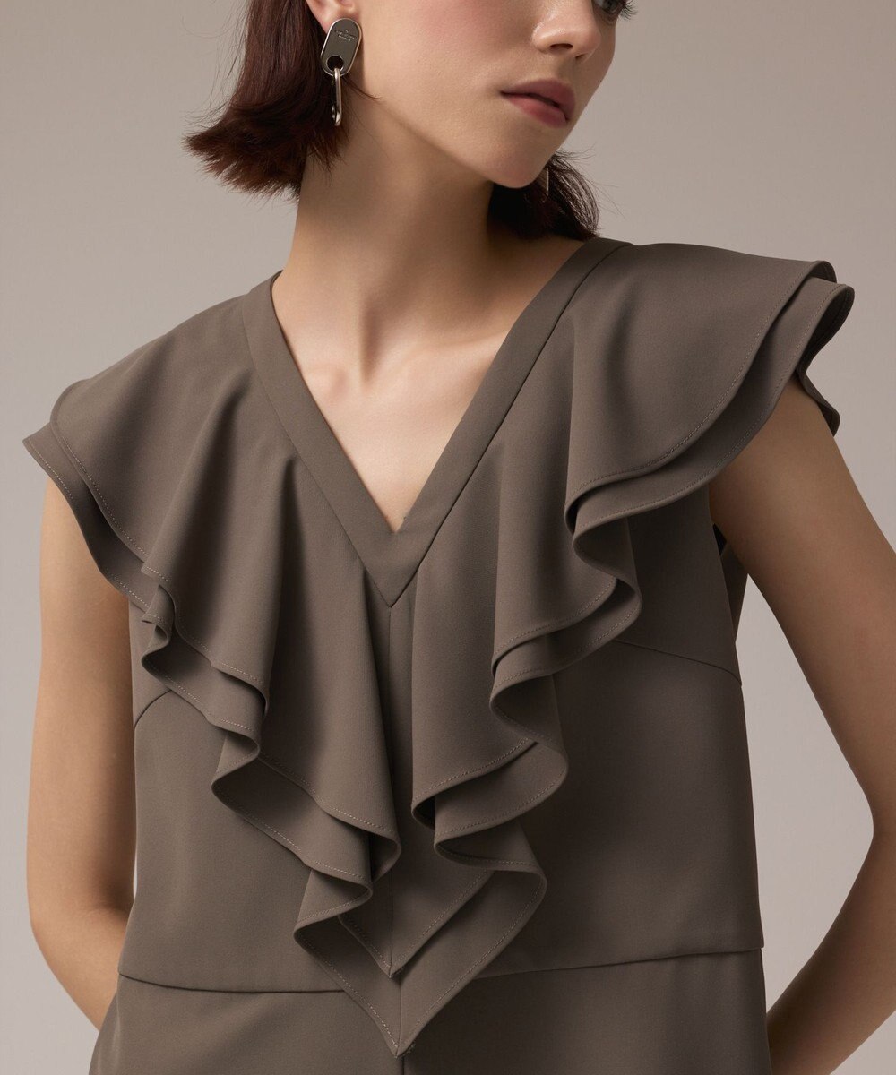 GRACE CONTINENTAL フリルサロペット 