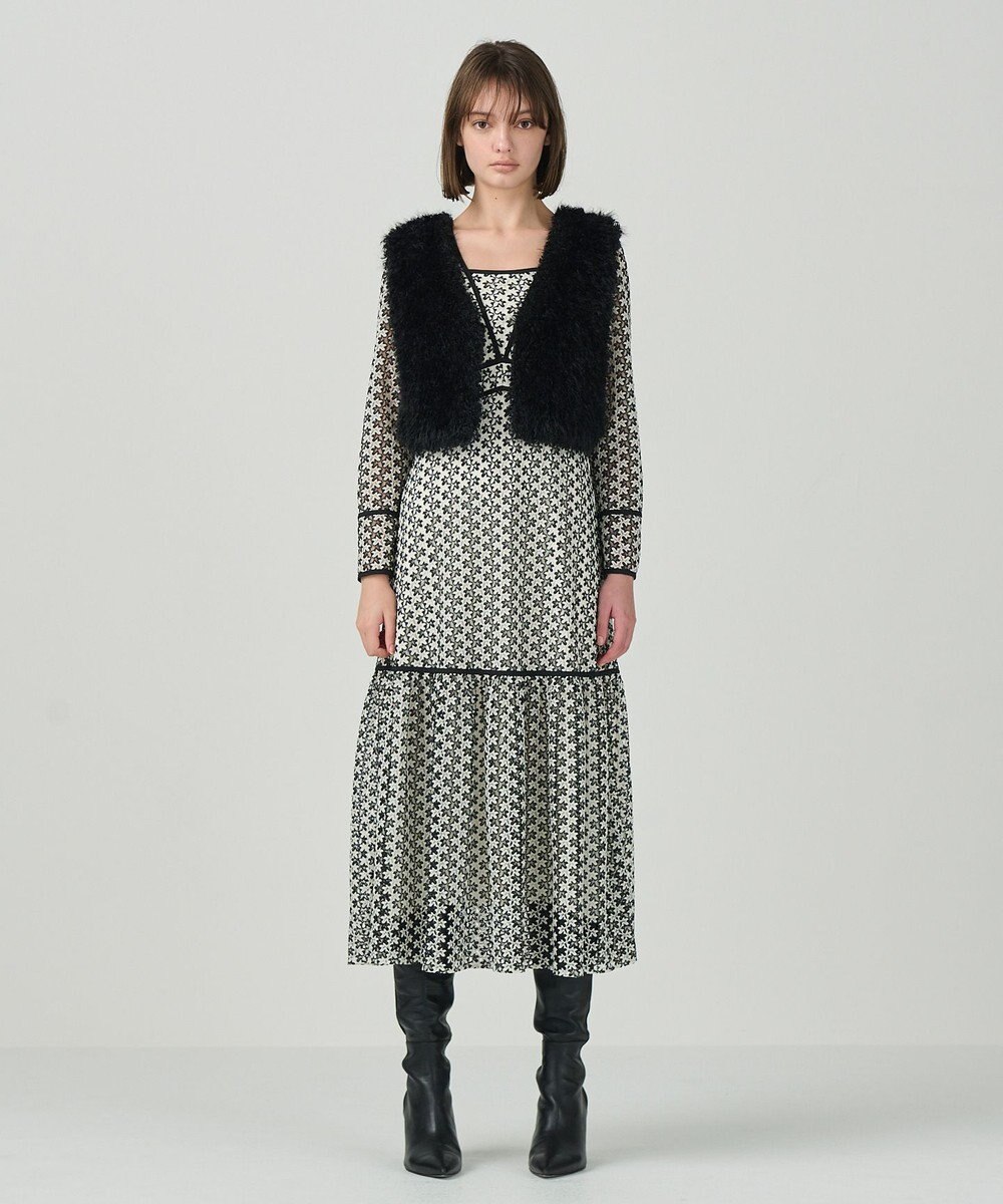 GRACE CONTINENTAL ショートファーベスト