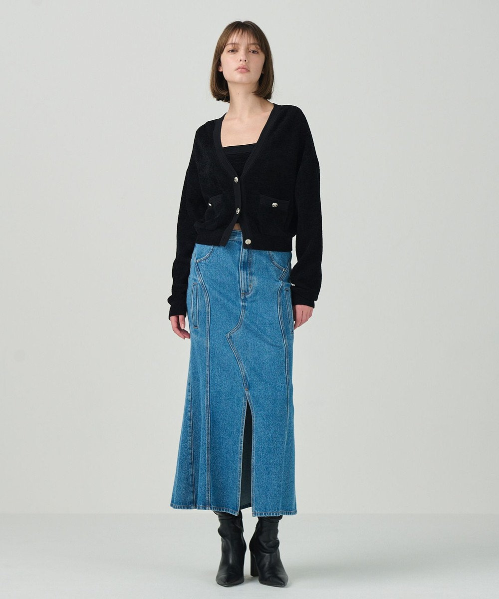 GRACE CONTINENTAL モールニットカーディガン