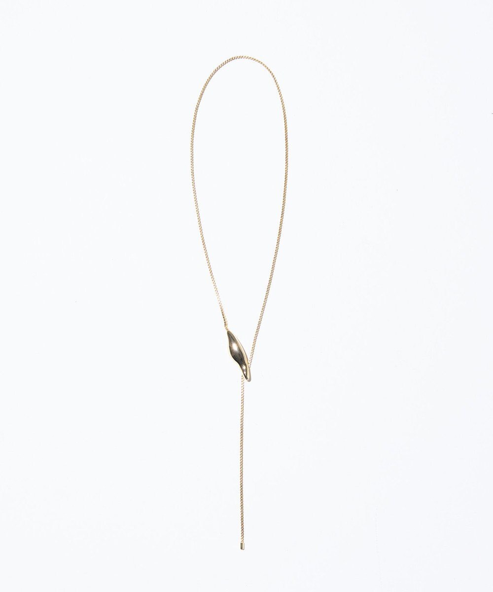 GRACE CONTINENTAL ウェーブメタルラリエットネックレス