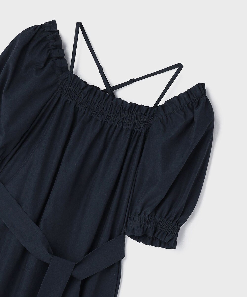 GRACE CONTINENTAL ギャザーロングワンピース 