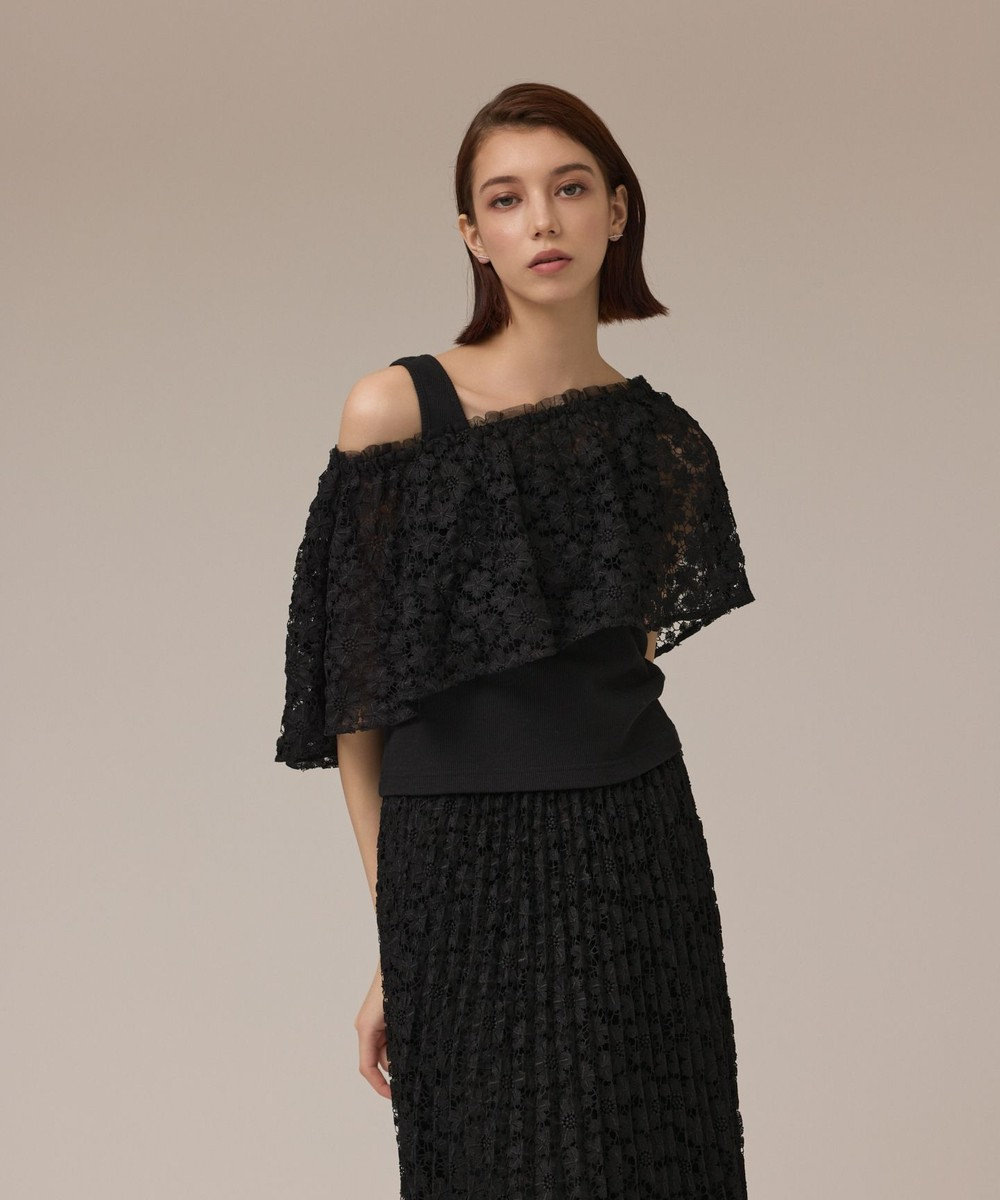 GRACE CONTINENTAL レースケープカットトップ